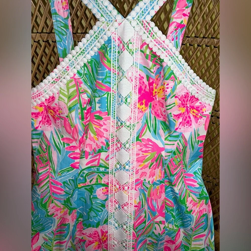 Lilly Pulitzer NWT Vena Dress Lilly of the Jungle Size 10 - Picture 7 of 12